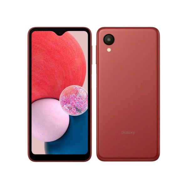 新品.未使用 AU Galaxy A23 5G SCG18 レッド　SIMフリー