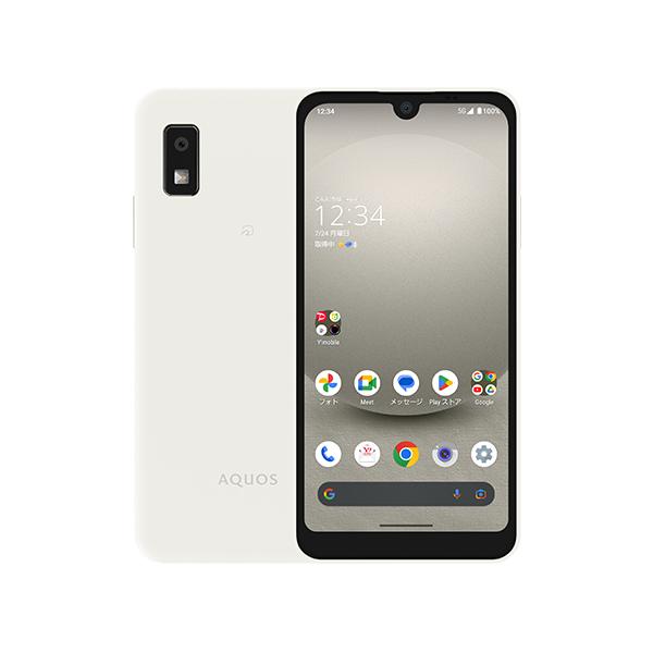AQUOS wish3 ホワイト A302SH SIMフリー Y!mobile 白ロム スマートフォン  新品。未使用