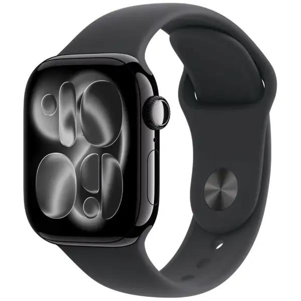 Apple Watch Series 11（GPS + Cellularモデル）- 42mmジェットブラックアルミニウムケースとブラックスポーツバンド - M/L　MF854J/A 2