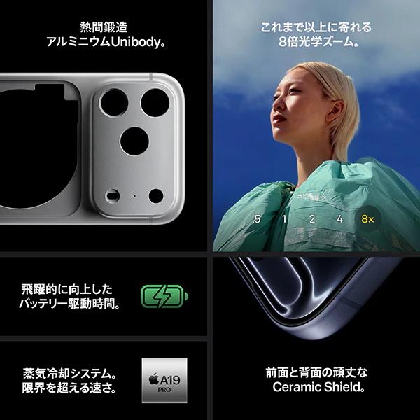 iPhone 17 Pro Max 256GB シルバー SIMフリー [MFY84J/A] 6