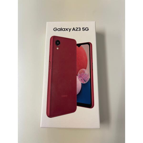 Galaxy A23 5G 楽天版 SM-A233C レッド　SIMフリー新品.未使用 2