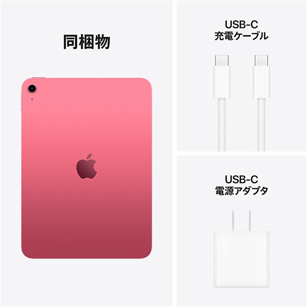 Apple Wi-Fi iPad（A16/2025） 128GB ピンク MD4E4J/A 5