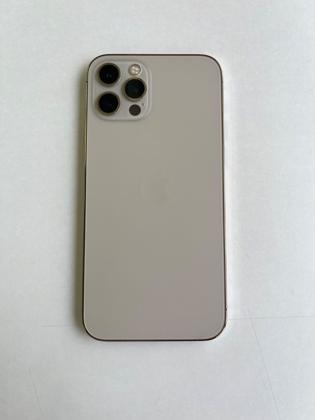 美品 iPhone 12 Pro 128GB ゴールド バッテリー80% MGM73J/A - 7032
