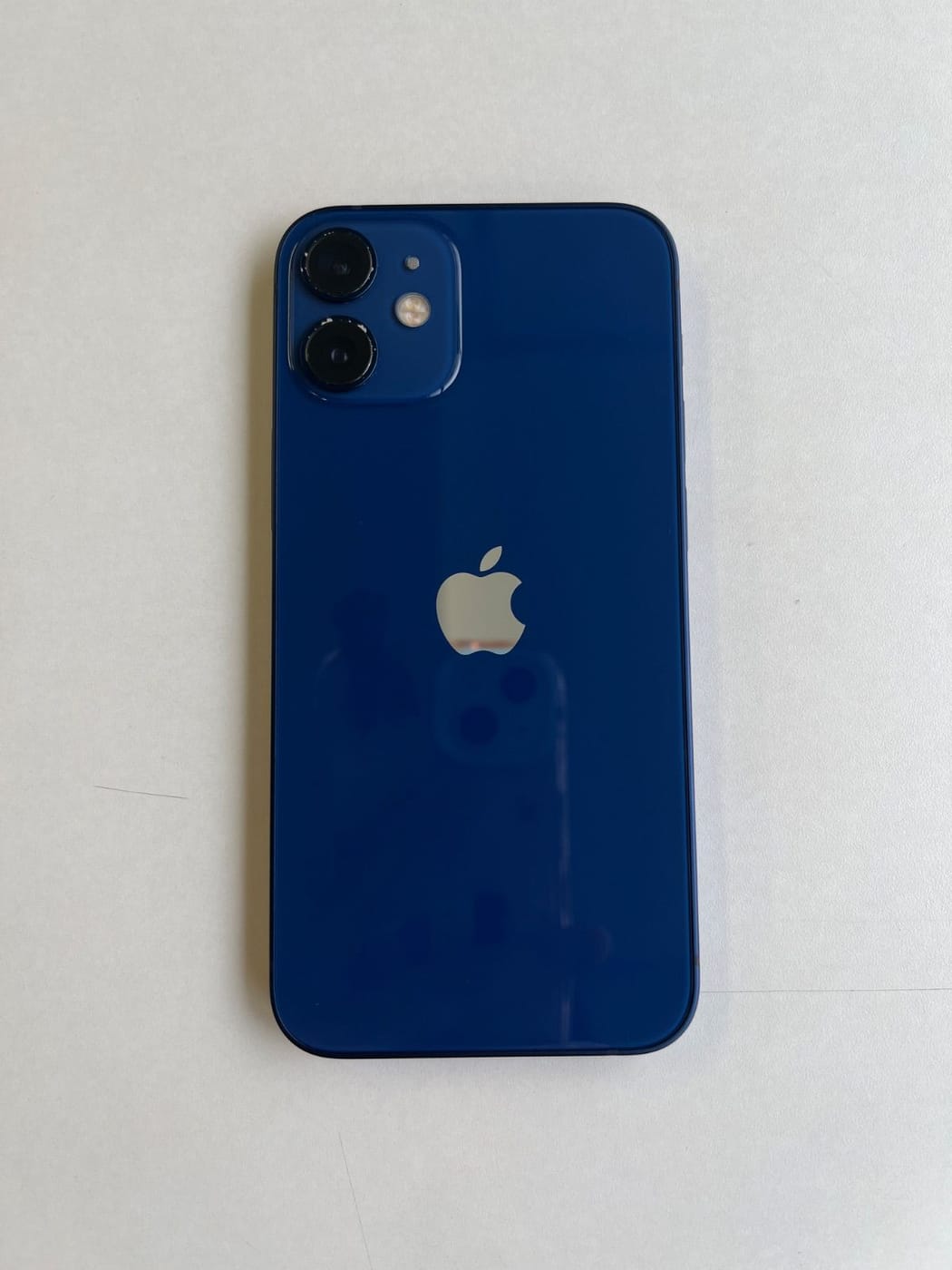 美品 iPhone 12 mini 64GB ブルー バッテリー100% MGAP3J/A - 9154