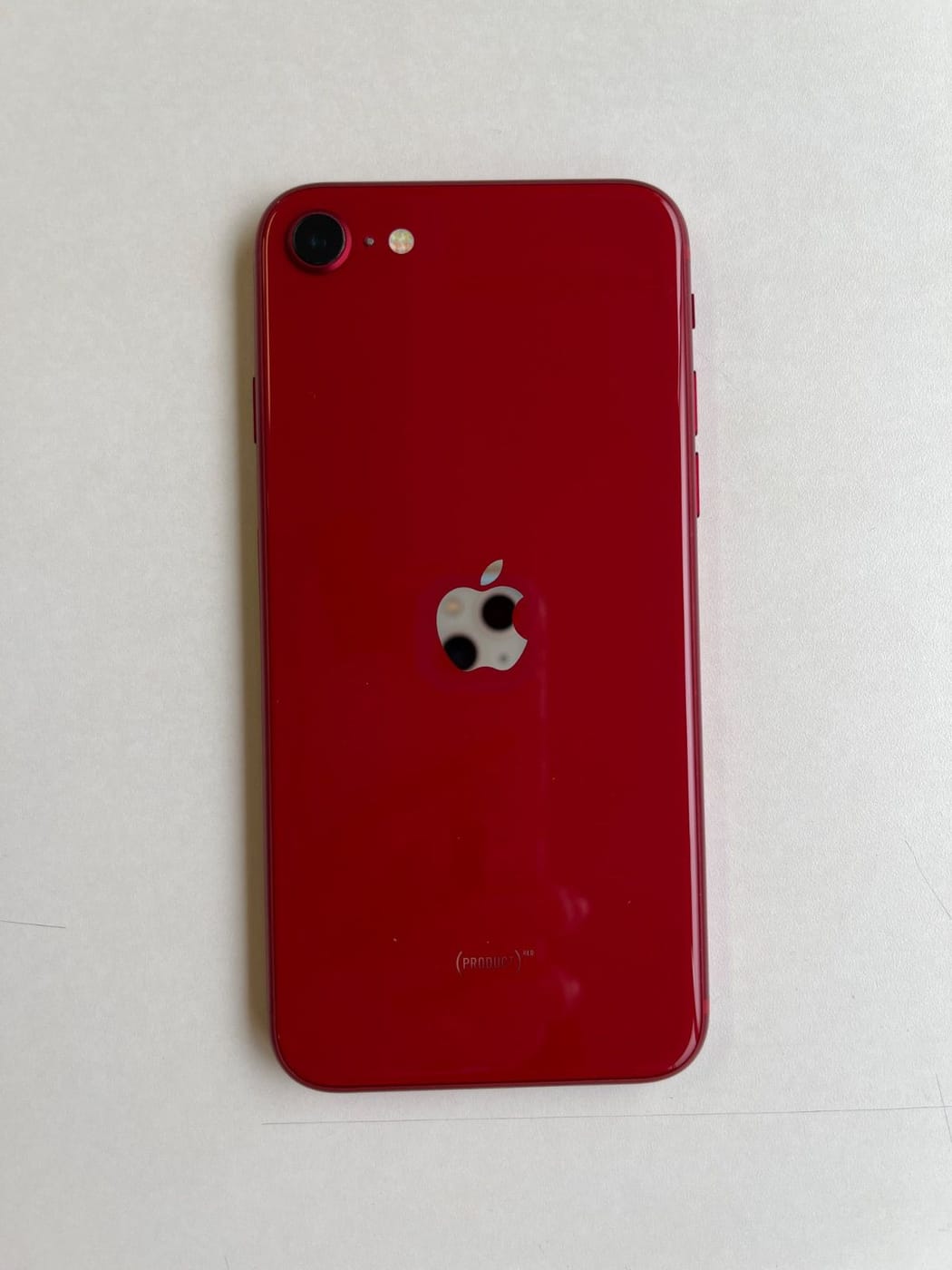 美品 iPhone SE (第3世代) 64GB (PRODUCT)RED バッテリー82% MMYE3J/A - 0201