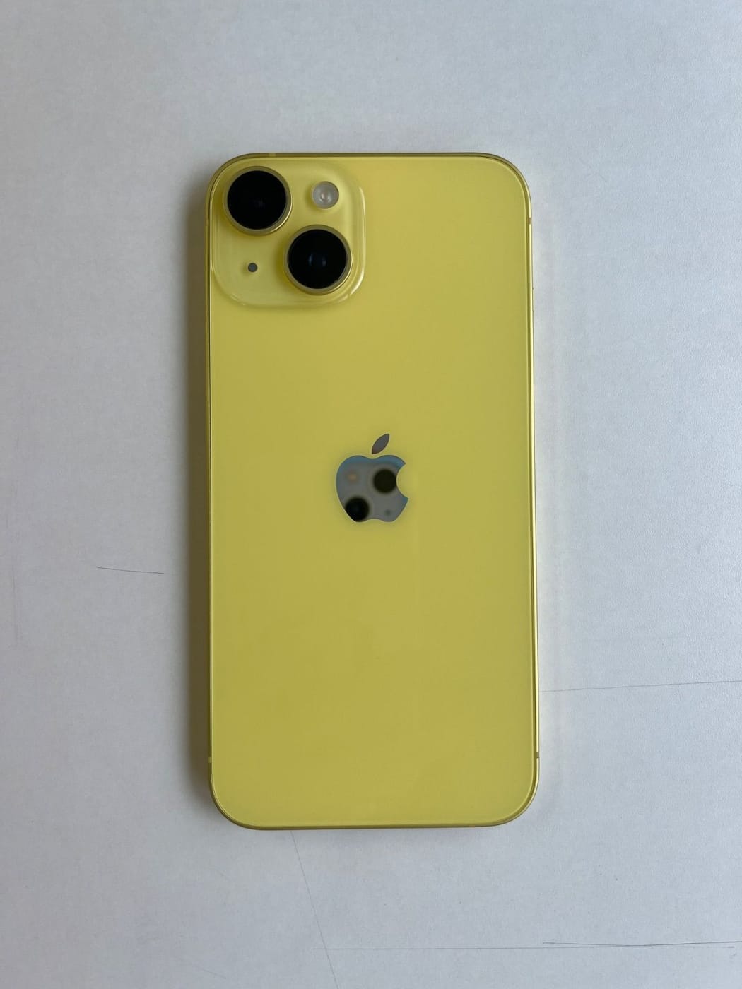 美品 iPhone 14 128GB イエロー バッテリー83% MR3Q3J/A - 0408