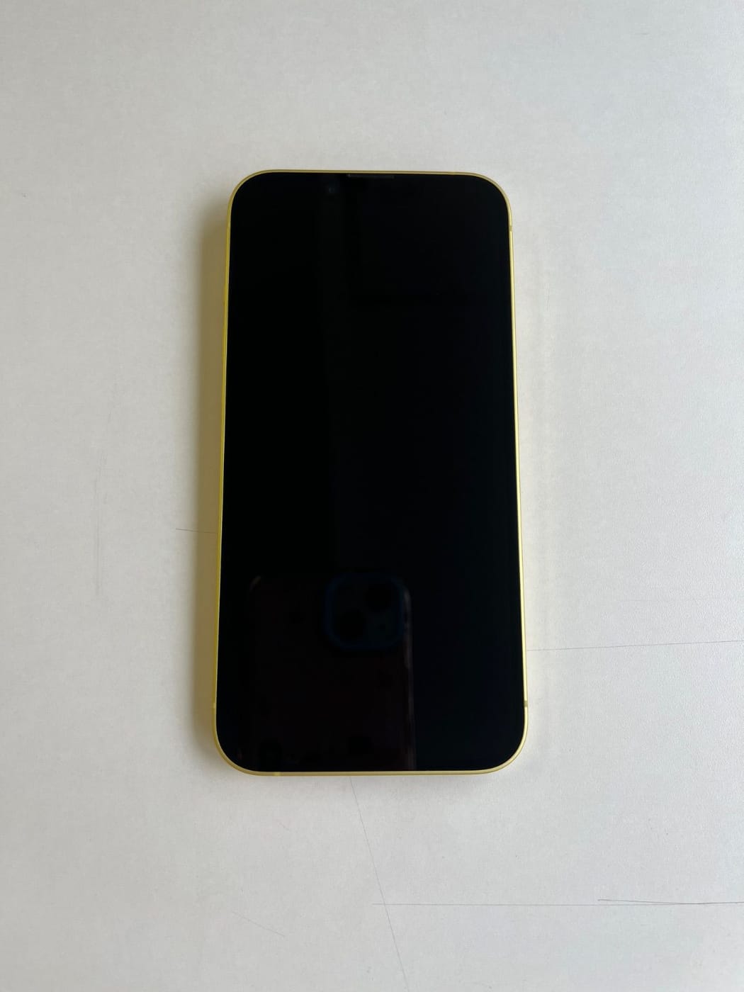 美品 iPhone 14 128GB イエロー バッテリー83% MR3Q3J/A - 0408 2