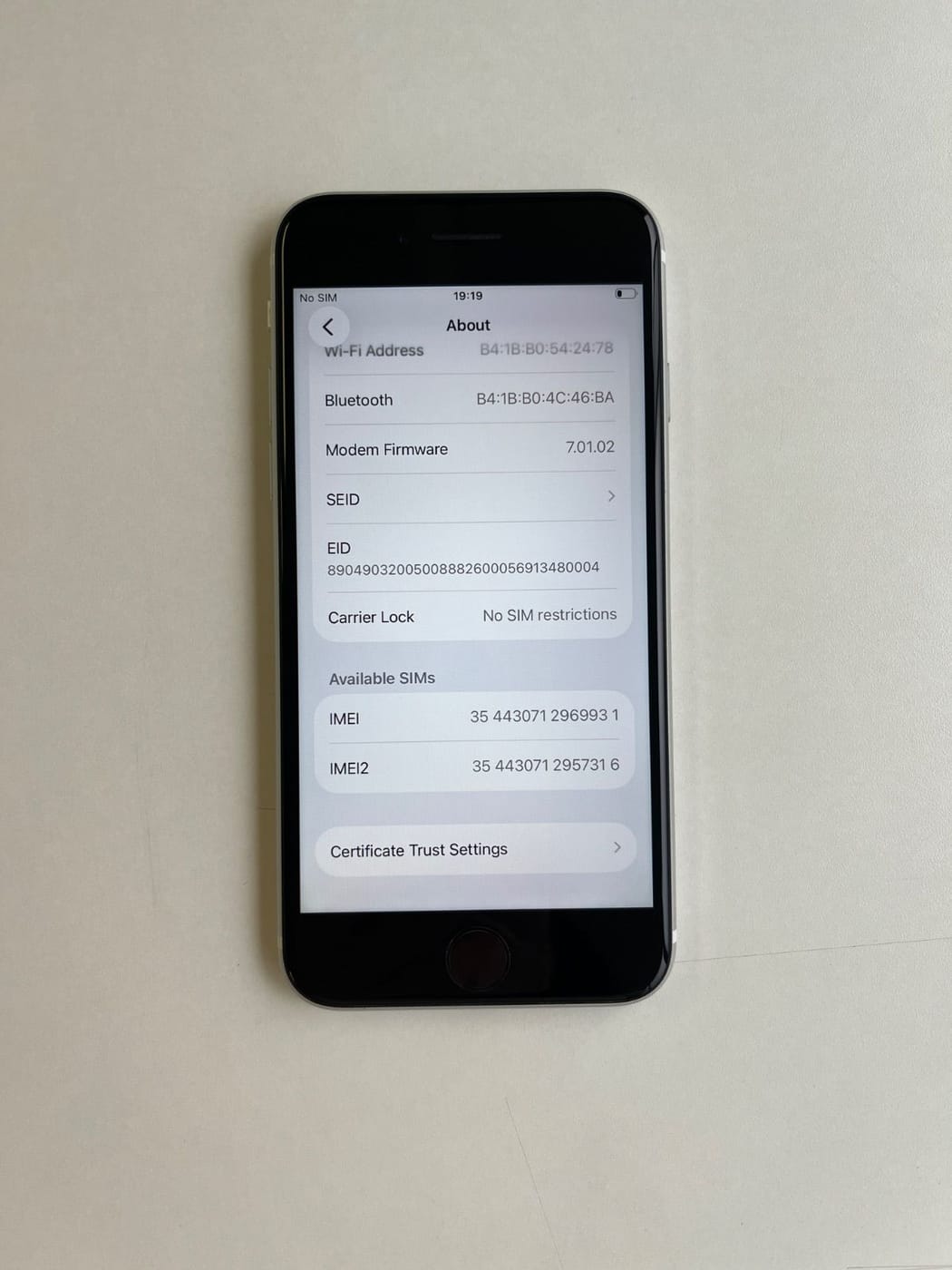 美品 iPhone SE (第2世代) 64GB ホワイト バッテリー82% MHGQ3J/A - 9931（訳あり） 5