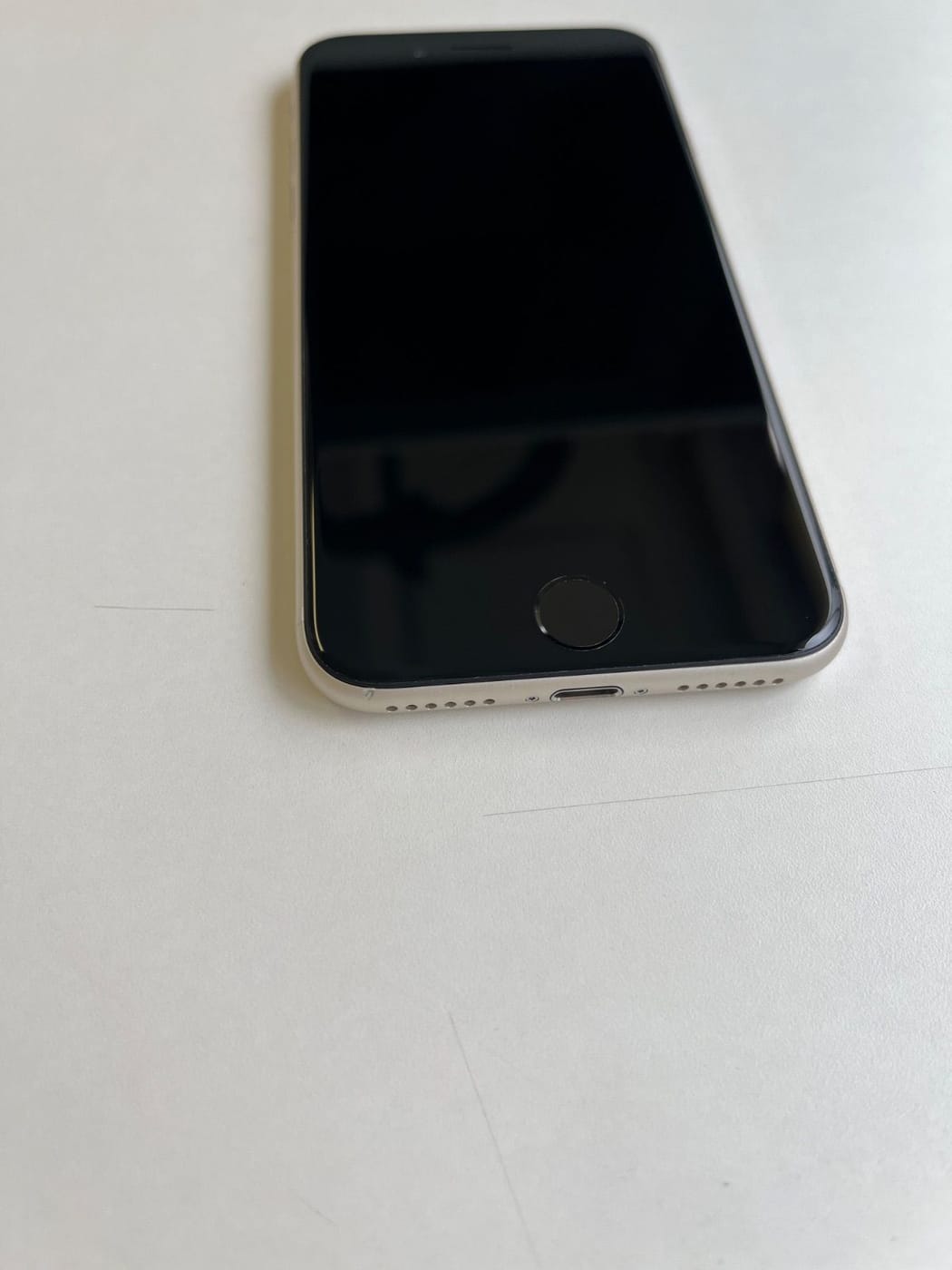美品 iPhone SE (第3世代) 128GB スターライト バッテリー87% MMYG3J/A - 2468 6
