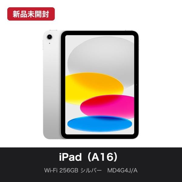 Apple Wi-Fi iPad（A16） 256GB シルバー MD4G4J/A